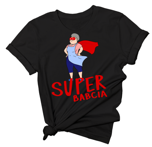 koszulka dla babci super babcia