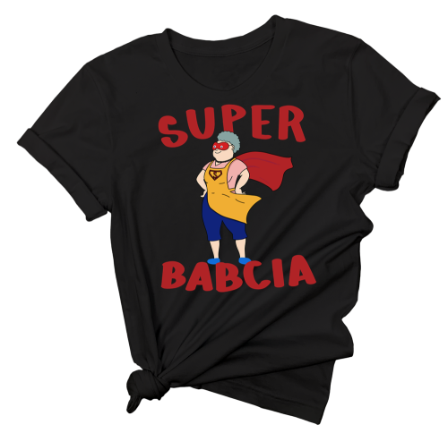 koszulka dla babci na dzień babci super babcia