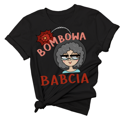 koszulka dla babci na dzień babci bombowa babcia
