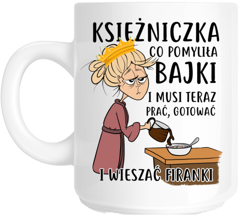 zabawny kubek dla koleżabki brunetki.png