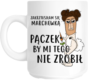 śmieszy kubek na prezent dla koleżanki