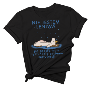koszulka damska z humorystycznym napisem 