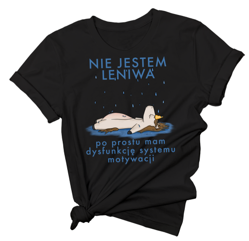 koszulka damska z humorystycznym napisem