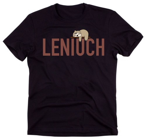 męska koszulka leniuch.jpg