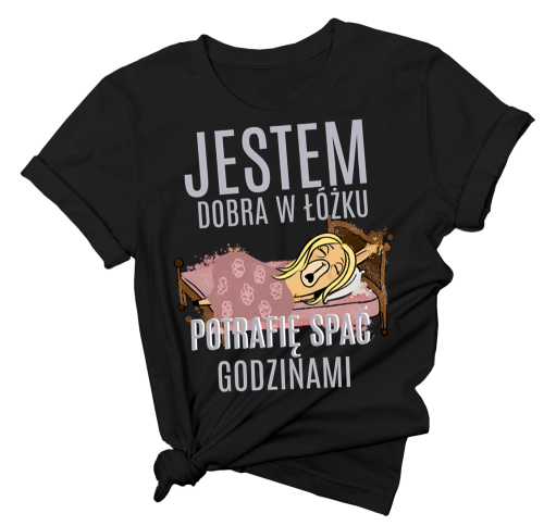 koszulka dla dziewczyny na walentynki jestem dobra w łóżku z blondynką