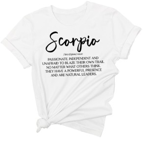 Koszulka z zodiakiem skorpion 