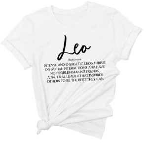 Koszulka z zodiakiem lew
