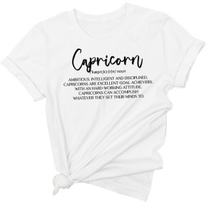 Koszulka z zodiakiem koziorożec