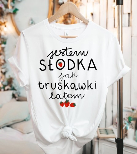 koszulka słodka jak truskawki latem.jpg