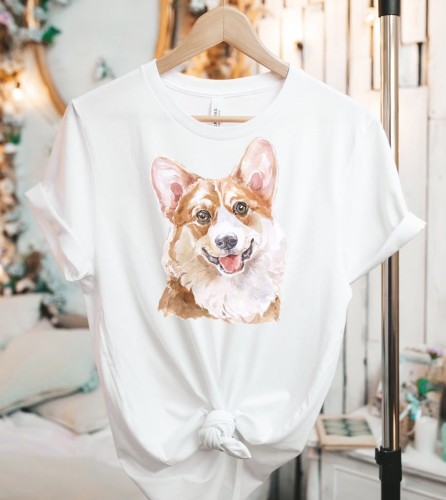 damska koszulka psem corgi daw.jpg