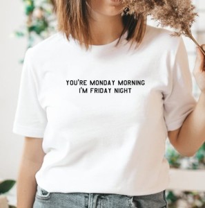 T-shirt damski biały