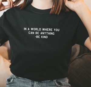 T-shirt damski czarny 