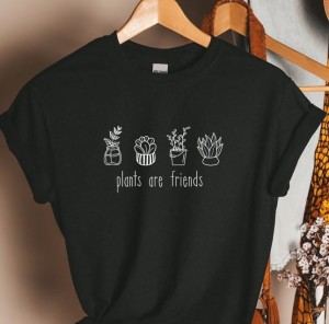 DAMSKI T-shirt rośliny to przyjaciele 