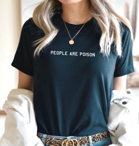 Czarna koszulka People Are Poison