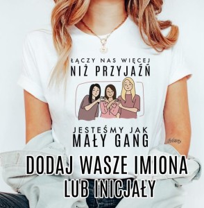 koszulka dla trzech przyjaciółek 