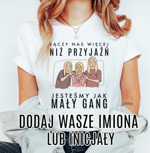 koszulka dla trzech przyjaciółek