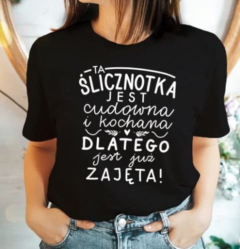 koszulka na prezent dla dziewczyny