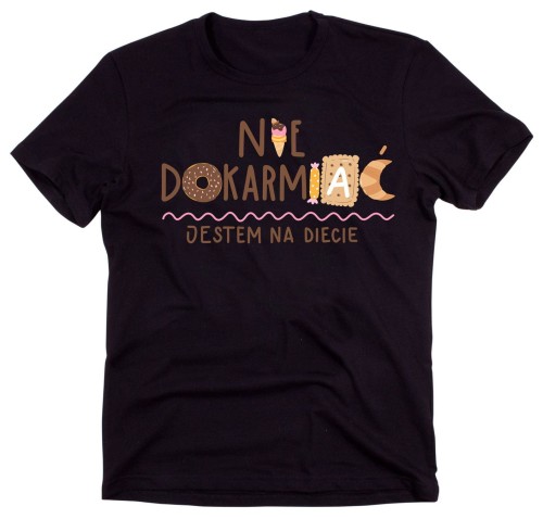 koszulka męska jestem na diecie