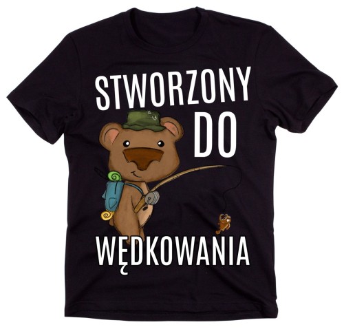 koszulka dla wędkarza na ryby, stworzony do wędkowania