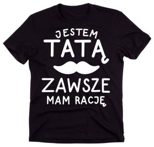 koszulka dla taty jestem tatą 