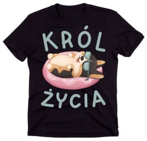 męska koszulka król życia 