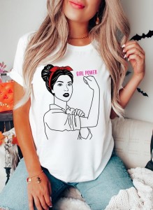 śmieszna damska ksozulka na prezent girl power.JPG