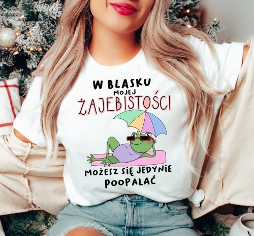 aa damska śmieszna koszulka dla koleżanki na urodziny