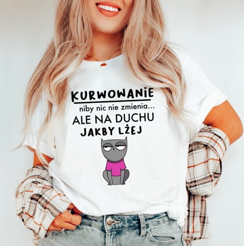 aa śmieszna koszulka damska