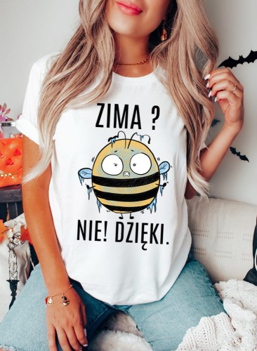 koszulka dla dziewczyny nie lubiącej zimy