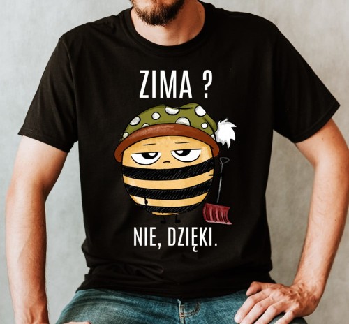 koszulka o zimie, koszulka z motywem zima.jpg
