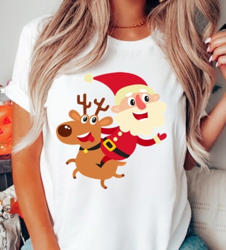 koszulka na prezent na święta z mikołaje i reniferem.jpg