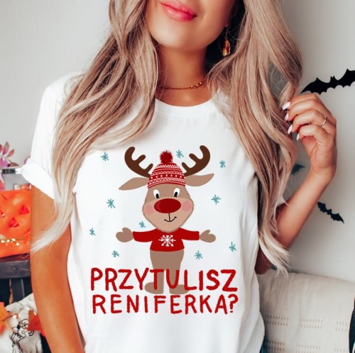 święteczna koszulka z reniferem.JPG