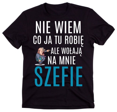 koszulka dla szefa, upominek dla szefa
