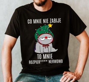 koszulka ze śmiesznym nadrukiem na prezent na święta.jpg