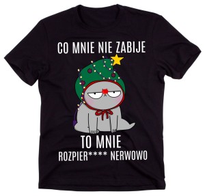 koszulka ze śmiesznym nadrukiem na prezent na święta v.jpg
