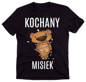 koszulka dla narzeczonego na święta kochany misiek dla męża