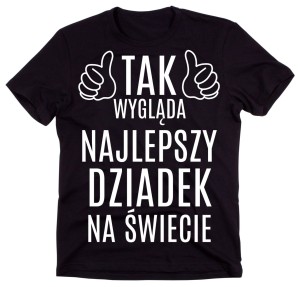 koszulka dla dziadka, najlepszy dziadek na świecie 