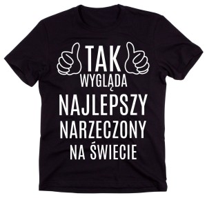 koszulka dla narzeczonego, najlepszy narzeczony na świecie 