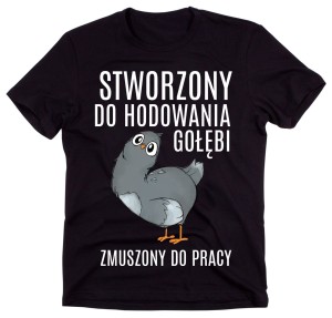 koszulka dla gołębiarza, stworzony do hodowania gołębi 