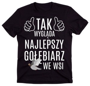 koszulka dla gołębiarza, koszulka z gołębiem 