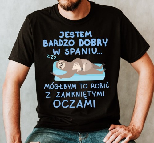 męska koszulka ze śmiesznym nadrukiem na prezent