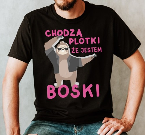 męska koszulka ze śmiesznym nadrukiem