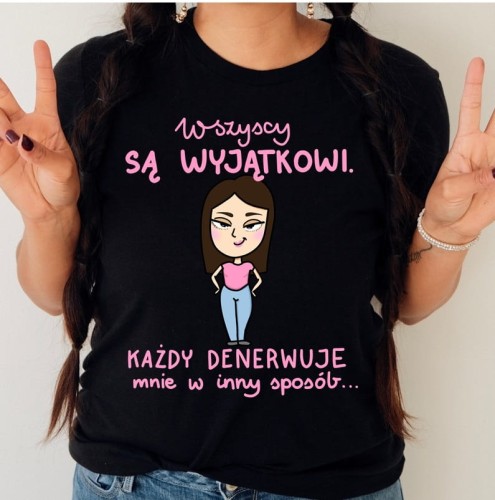 damska koszulka ze śmiesznym nadrukiem na prezenty.jpg