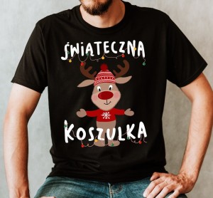 na świeta świąteczna koszulka z reniferem.jpg