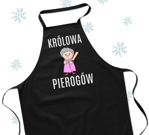 FARTUCH KUCHENNY NA PREZENT KRÓLOWA PIEROGÓW