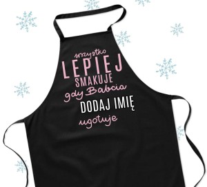 FARTUCH Z IMIENIEM DLA BABCI
