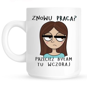 kubek na prezent ze śmiesznym nadrukiem
