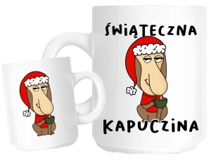 kubek na święta ze śmiesznym nadrukiem