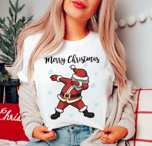 świąteczna koszulka merry christmas z mikołajem.JPG