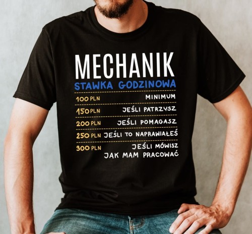 koszulka dla mechanika - mechanik cennik